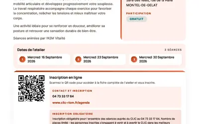 CLIC STRETCHING + PILATES SEPTEMBRE 2026